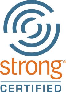 Strong Certified Logo (CMYK) Strong Certified Logo
